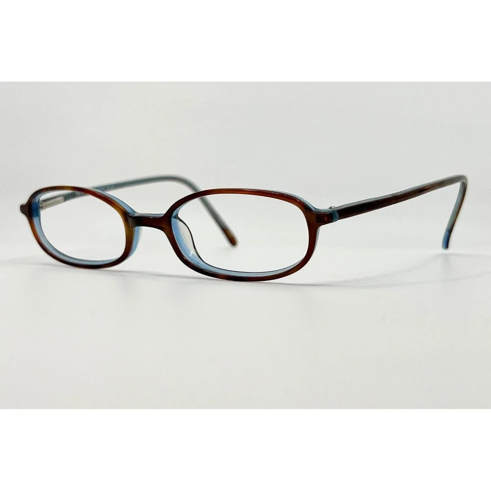 Richard Taylor Designs Eyeglasses Womens Tortoise Blue Lynn 48-19-135 Small
